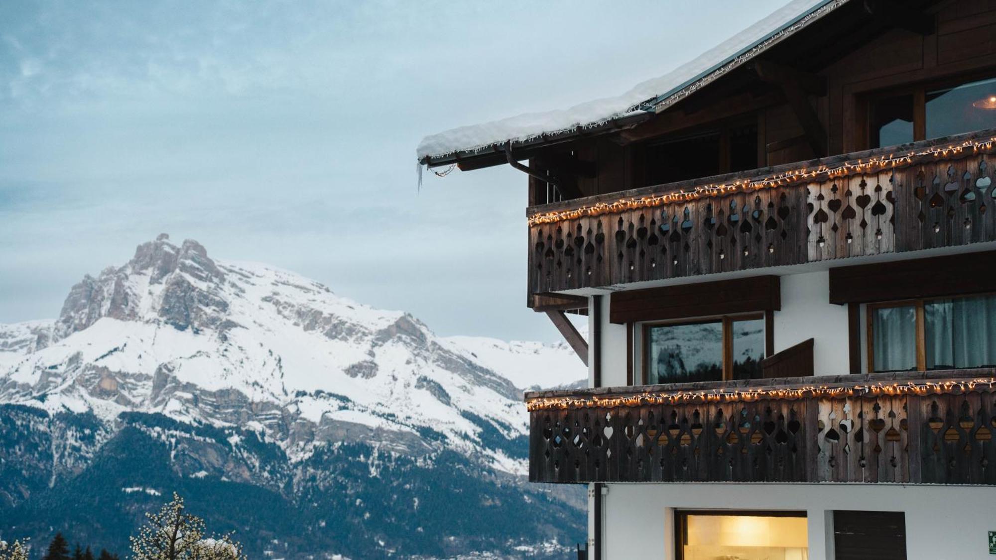 Chalet Alpen Valley, Mont-Blanc Combloux Bagian luar foto